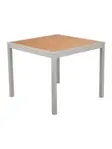Florida Seating TEAK INLAY32X32 SIL-TFT Table