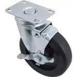 FMP 120-1100 Medium-Duty 5" Plate Caster with Brake