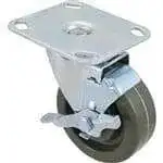 FMP 120-1211 Medium-Duty 4" Swivel Caster with Brake 475*F maximum temperature rating