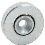 FMP 132-1010 Zinc-Plated Steel Roller Roller is countersunk for 1/4" flat head machine screw