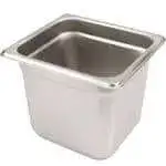 FMP 133-1129 Series 2000 Steam Table Pan Sixth-size  6"