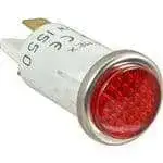 FMP 149-1027 Flat Lens Indicator Light Red lens