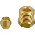 FMP 158-1028 Brass Tubing Reducer 1/4" to 3/16" OD tubing