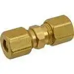 FMP 158-1037 Brass Coupling 1/4" OD tubing