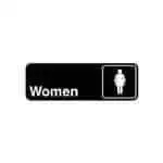 FMP 280-1137 Women Sign 3" x 9"