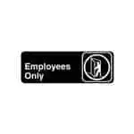 FMP 280-1160 Employees Only Sign 3" x 9"