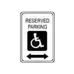 FMP 280-1211 Reserved Parking Sign 12" x 18"