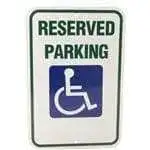 FMP 280-1212 Reserved Parking Sign 12" x 18"