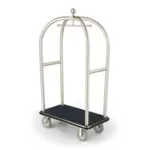 Forbes Industries 2526-SS Birdcage® Luggage Cart