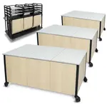 Forbes Industries 5070A Trio Action Station Three Tables Set