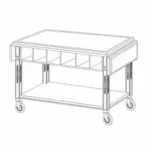 Forbes Industries 5523 Service Cart