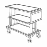 Forbes Industries 5535 Service Cart