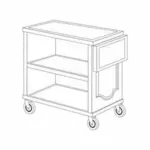 Forbes Industries 5562 Service Cart