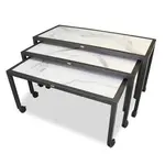Forbes Industries 7405HD Claremont Three Nesting Tables (Executive-Heavy