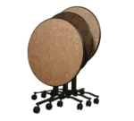Forbes Industries PBLFT30RDEB-RDC3 Rollers™ Portable Table