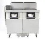 Frymaster 2FQG60T Gas Floor Fryer with Controls and , -