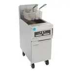Frymaster PH155 15 - 50 lb. Gas Floor Model Full Pot Fryer with CM3.5 Controls - 80,000 BTU