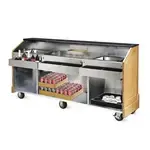 FWE / Food Warming Equipment Co., Inc. ES-CB-6 Executive Series 60 lb. Ice Bin Removable Speed Rack Portable Bar