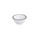 G.E.T. Enterprises B-140-W/BK Settlement Bistro™ Enamelware Bowl