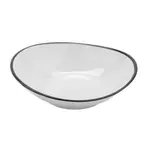 G.E.T. Enterprises B-60-W/BK Settlement Bistro™ Enamelware Bowl
