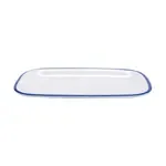 G.E.T. Enterprises CS-1280-W/CB Settlement Bistro™ Enamelware Dinner Platter