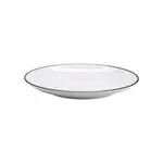 G.E.T. Enterprises CS-900-W/BK Settlement Bistro™ Enamelware Dinner Plate