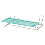 G.E.T. Enterprises HI-2260-JA Jade Polycarbonate Rectangular Market Display Tray - 21-1/2" x 8-1/4" H, 3/4"H