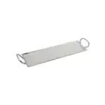 G.E.T. Enterprises SSTPD-1906-MP Stainless Steel Rectangular Market Display Tray - 6" x 19" x 3/8"