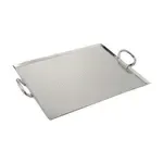 G.E.T. Enterprises SSTPD-1915-MP Stainless Steel Rectangular Market Display Tray - 15" x 19" x 3/8"