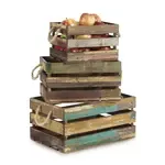 G.E.T. Enterprises WB-1-SET-RWD Wood Crate Set