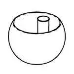 G.E.T. Enterprises 3BE007 Frilich® Replacement Bowl