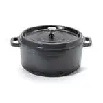 G.E.T. Enterprises CA-006-GR/BK Heiss™ Induction Dutch Oven