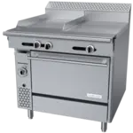 Garland US Range
C36-5R
Commercial Range,
36" W
with 

and 
-