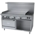 Garland US Range
G60-2G48CS
Restaurant Gas Range, 60" W
with 

and 
-