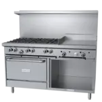 Garland US Range
G60-6G24CS
Restaurant Gas Range, 60" W
with 

and 
-