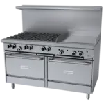 Garland US Range
G60-6G24RR-SIGNATURE
Restaurant Gas Range, 60" W
with 

and 
-