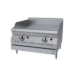 Garland US Range GD-24GFF Designer Series 24'' Countertop Gas Griddle with Adjustable Controls - 40,000 BTU