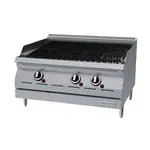 Garland US Range Garland/US Range GD-30RBFF 30" Gas Countertop Standard Duty Radiant Charbroiler with Manual Control - 75,000 BTU