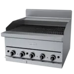 Garland/US Range GF30-BRL 30" Gas Countertop Medium Duty Lava Rocks Charbroiler with Manual Control - 75,000 BTU
