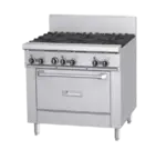 Garland/US Range GF36-6T Restaurant Gas Range, with 6 Burners Burners and Modular Base - 156,000 BTU