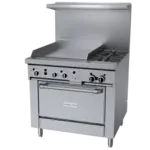 Garland US Range
GFE36-2G24C
Restaurant Gas Range,
with 

and 
-