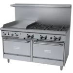 Garland US Range
GFE60-6G24CC
Restaurant Gas Range, 60" W
with 

and 
-
