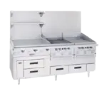 Garland/US Range GN17FC51 Arctic Fire 51" 2 Drawer Freezer Base, Stainless Steel with Marine Edge Top - 115 Volts