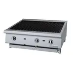Garland US Range Garland/US Range GTBG36-AB36 35.44" Gas Countertop Heavy Duty Lava Rocks Charbroiler with Manual Control - 90,000 BTU