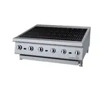 Garland US Range Garland/US Range GTBG36-NR36 35.44" Gas Countertop Heavy Duty Radiant Charbroiler with Manual Control - 108,000 BTU