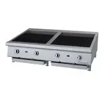 Garland US Range Garland/US Range GTBG48-AB48 47.25" Gas Countertop Heavy Duty Lava Rocks Charbroiler with Manual Control - 120,000 BTU