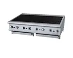 Garland US Range Garland/US Range GTBG48-NR48 47.25" Gas Countertop Heavy Duty Radiant Charbroiler with Manual Control - 144,000 BTU