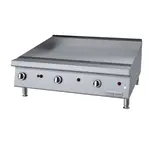 Garland US Range GTGG36-G36M 35.44'' Countertop Gas Griddle with Manual Controls - 81,000 BTU