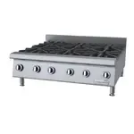 Garland US Range GTOG36-6 6 Burner Countertop Gas Hotplate / Range with Manual Controls - 30,000 BTU