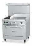 Garland US Range Garland/US Range X36-6S Restaurant Gas Range, with 6 Burners Burners and Storage Base - 180,000 BTU